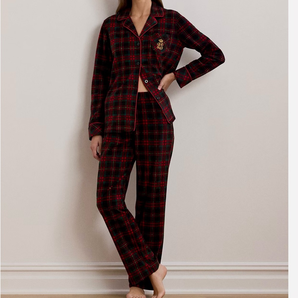 Plaid Fleece Sleep Set